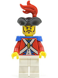 Imperial Soldier II - Officer with Red Plume, Long Moustache