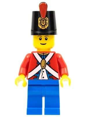 Imperial Soldier II - Shako Hat Printed, Blue Legs, Male, Reddish Brown Eyebrows