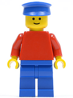 Plain Red Torso with Red Arms, Blue Legs, Blue Hat