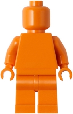 Plain Orange Torso, Orange Legs, Orange Head &#40;Monochrome&#41;