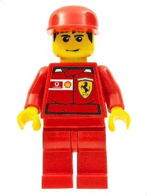 F1 Ferrari Record Keeper - with Vodafone Shell Torso Stickers