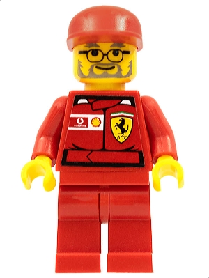 F1 Ferrari Engineer 2 - with Vodafone Shell Torso Stickers