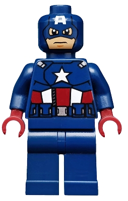 Captain America with Dark Blue Head