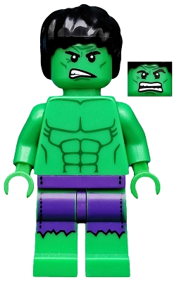 Hulk, Dark Purple Pants, Printed