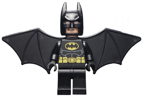 Batman, Black Suit, Black Cowl, Wings, White Headband