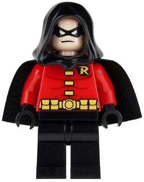 Robin with Black Hood and Cape