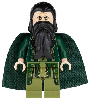 The Mandarin with Dark Green Cape