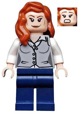 Lois Lane in Light Bluish Gray Vest