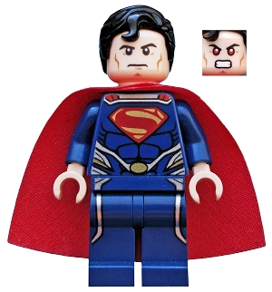 Superman in Dark Blue Outfit (Man of Steel)