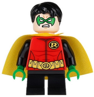 Robin with Short Black Legs and Green Hands (Damian Wayne)