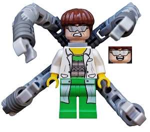 Dr. Octopus / Doc Ock with Long White Lab Coat