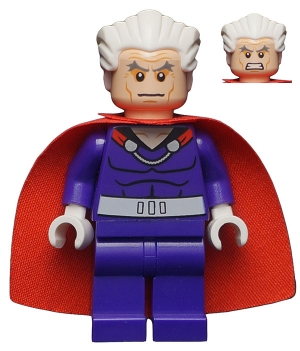 Magneto, Dark Purple Outfit with Hair