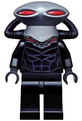 Black Manta (David Hyde) with Flat Silver Helmet