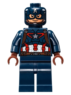 Captain America with Dark Blue Suit and Mask