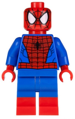 Spider-Man with Plain Dual Molded Blue and Red Legs