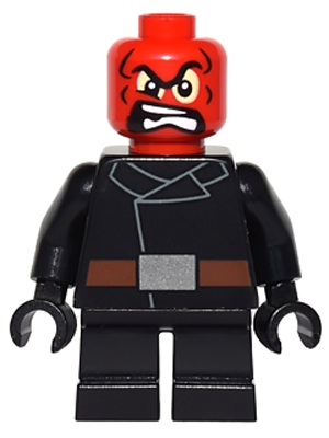 Red Skull with Short Legs