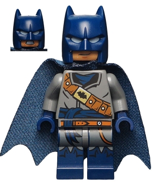 Batman, Dark Bluish Gray Suit, Dark Blue Cape and Cowl (Pirate)
