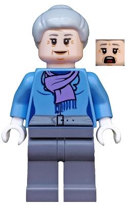 Aunt May with Medium Lavender Scarf