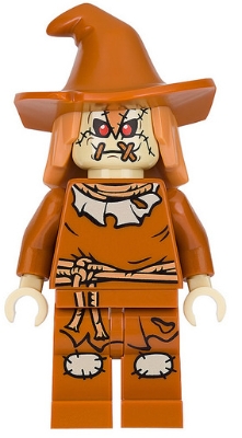 Scarecrow in Dark Orange Outfit