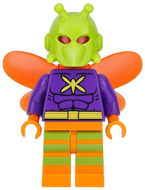 Killer Moth with Helmet Covering Face