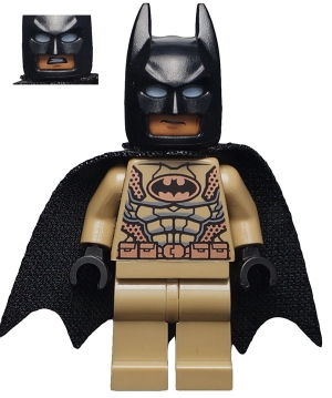 Batman, Dark Tan Suit, Black Cape and Cowl (Desert Batman)