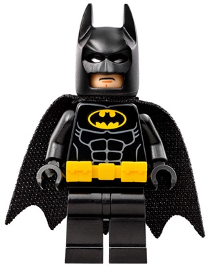 Batman, Black Suit, Black Cape and Cowl, Utility Belt (3626cpr9998 Head)