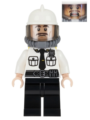 Security Guard with Helmet, Visor, and Air Tanks