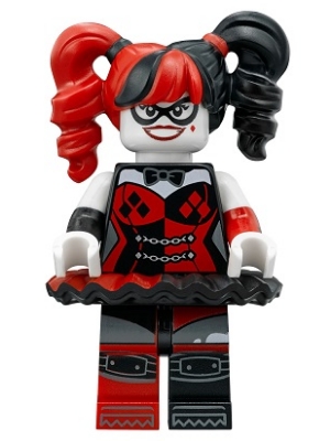 Harley Quinn with Black and Red Tutu