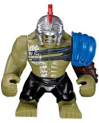 Hulk (Big Fig), Helmet, Armor, Black Pants