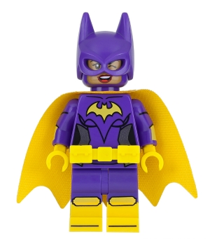 Batgirl, Dark Purple Suit, Yellow Cape, Dark Purple Cowl (3626cpr2306)