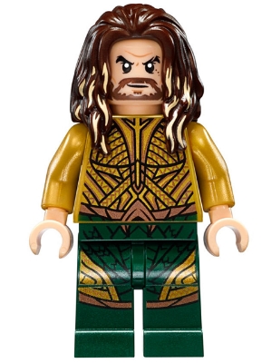 Aquaman, Dark Brown Hair, Light Nougat Hands (DCEU)
