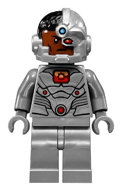Cyborg with Red and Orange Chest