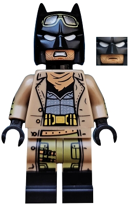 Batman, Dark Tan Coat, Black Cowl (Knightmare Batman)