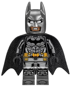 Batman, Black Suit, Black Cape, Pearl Titanium Cowl (Armor)