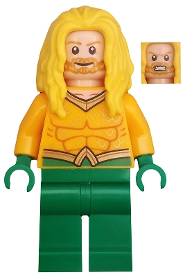 Aquaman, Long Yellow Hair, Green Hands