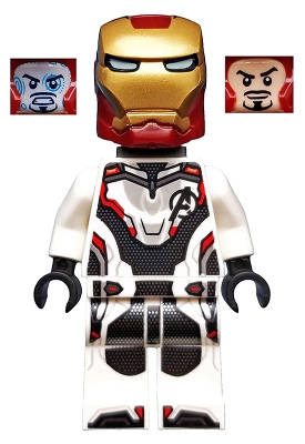 Iron Man, White Advanced Tech (Quantum) Suit with Neck Bracket
