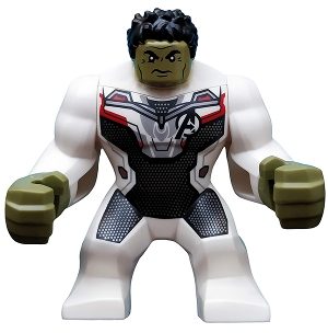 Hulk (Big Fig), White Jumpsuit with Avengers Logo