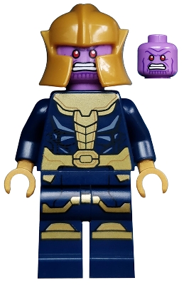 Thanos in Dark Blue and Gold Outfit