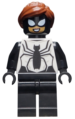 Spider-Girl in Black and White Outfit