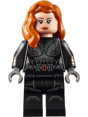 Black Widow, Black Jumpsuit, Silver Highlights