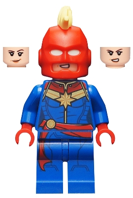 Captain Marvel, Red Helmet with Mohawk