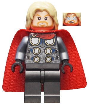 Thor, Red Cape, Tan Hair