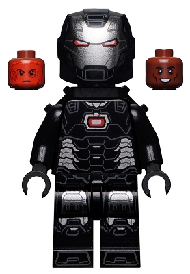 War Machine, Black Outfit with Neck Bracket