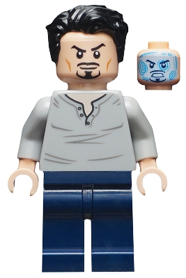 Tony Stark - Light Bluish Grey Shirt