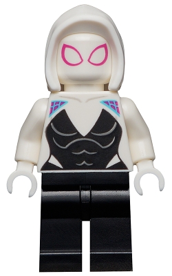 Ghost-Spider / Spider-Gwen, Open Front Hood, White Hands