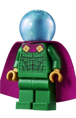 Mysterio, Green Outfit, Opal Trans-Light Blue Helmet