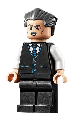 J. Jonah Jameson, Black Suit, Dark Bluish Gray Hair