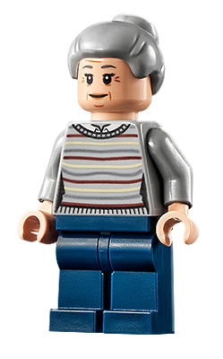 Aunt May, Light Bluish Gray Sweater