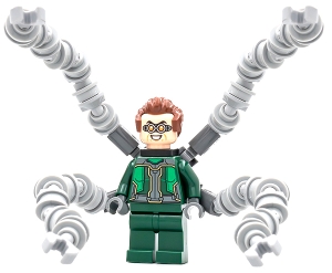 Dr. Octopus / Doc Ock, Dark Green Outfit, Neck Bracket