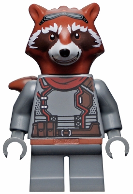 Rocket Raccoon, Dark Bluish Gray Outfit